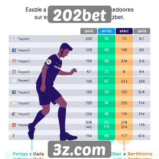 Estatísticas de jogadores ativos no 202bet